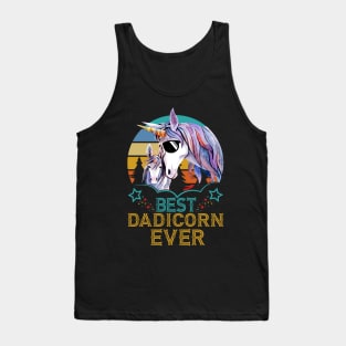 Father's day Best DadiCorn Ever Tank Top